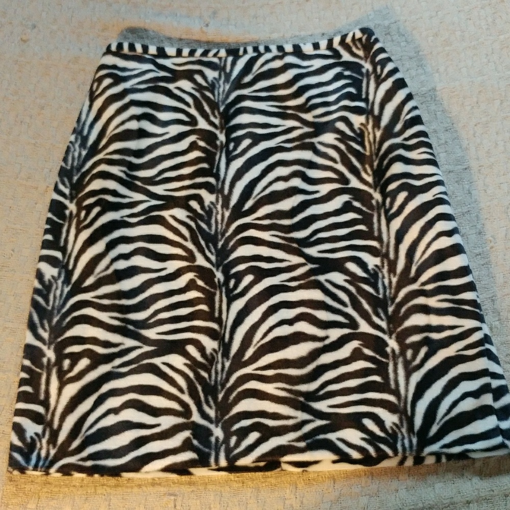 Style & Co. Zebra Skirt